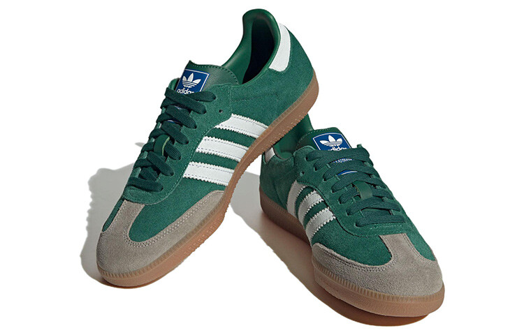 Кроссовки Adidas Originals Samba OG, зеленый — фото 2