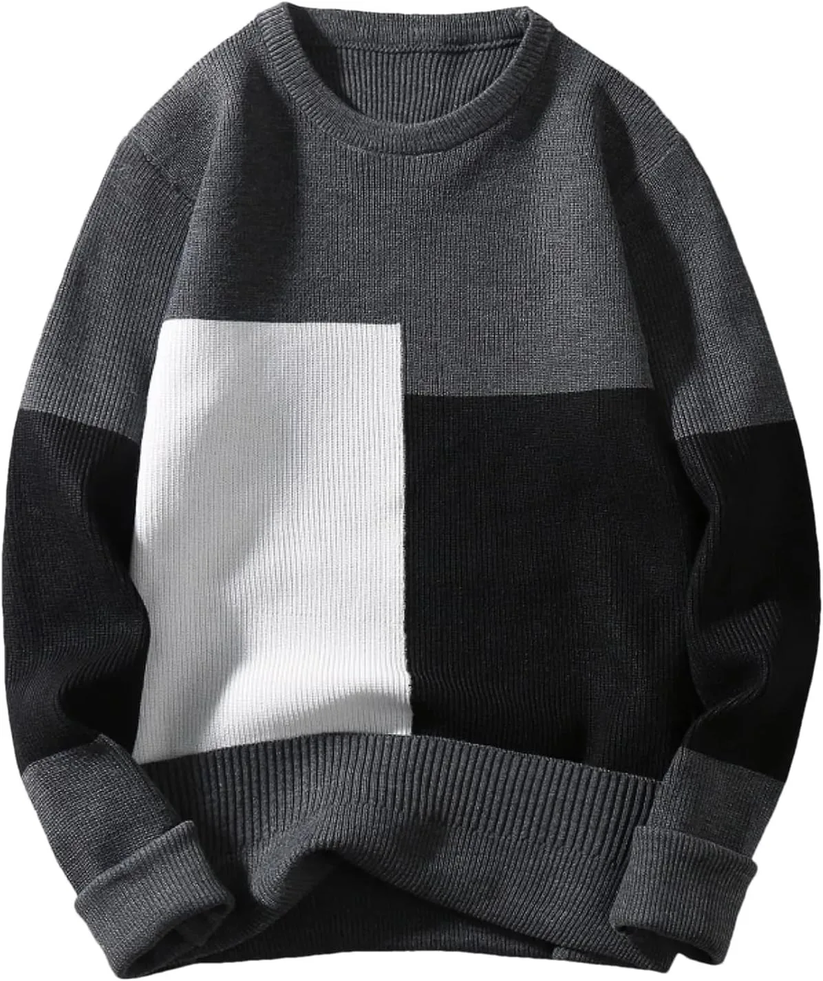 

Мужской свитер oversize с о-образным вырезом ZouoYYii