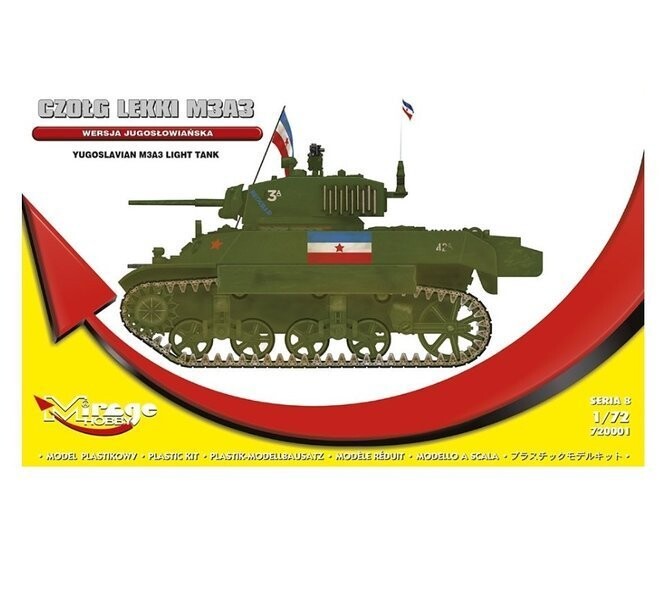 

Мираж, Легкий танк М3А3, Комплект модели Mirage
