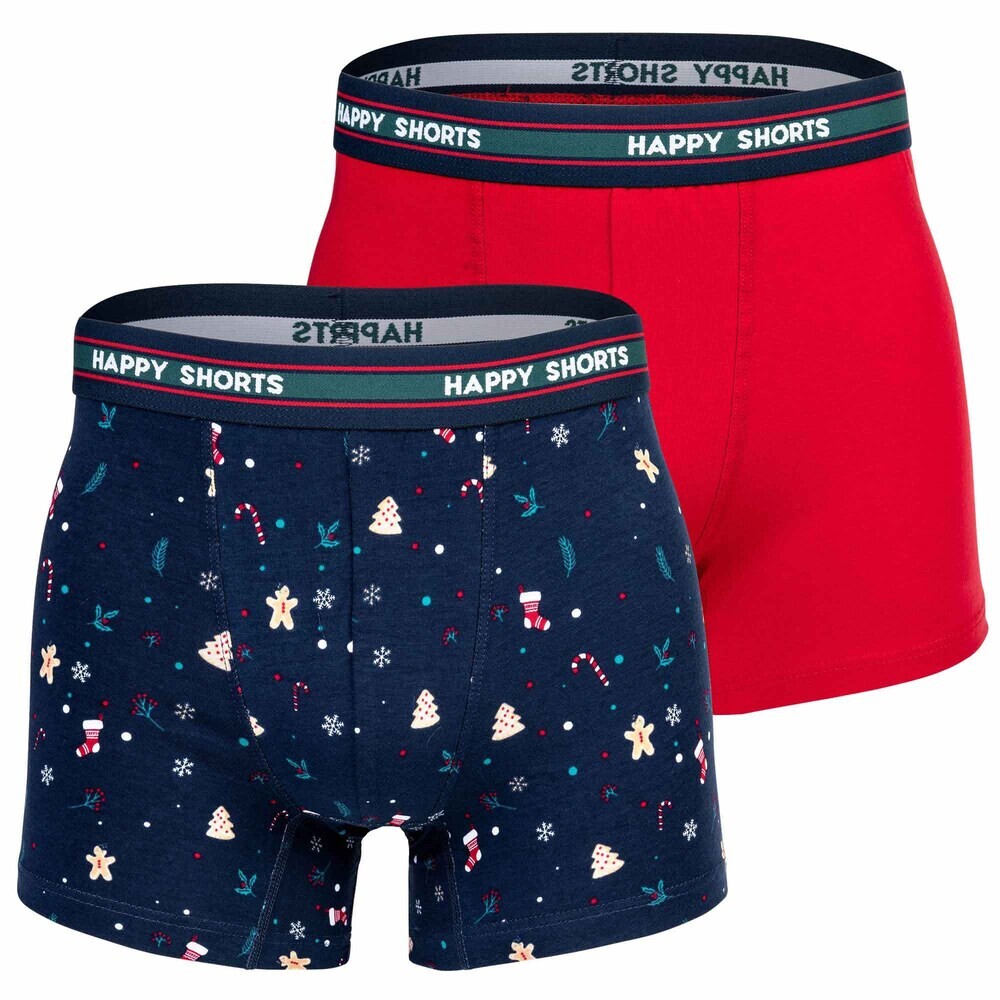 

Трусы боксеры Happy Shorts, темно-синий/красный