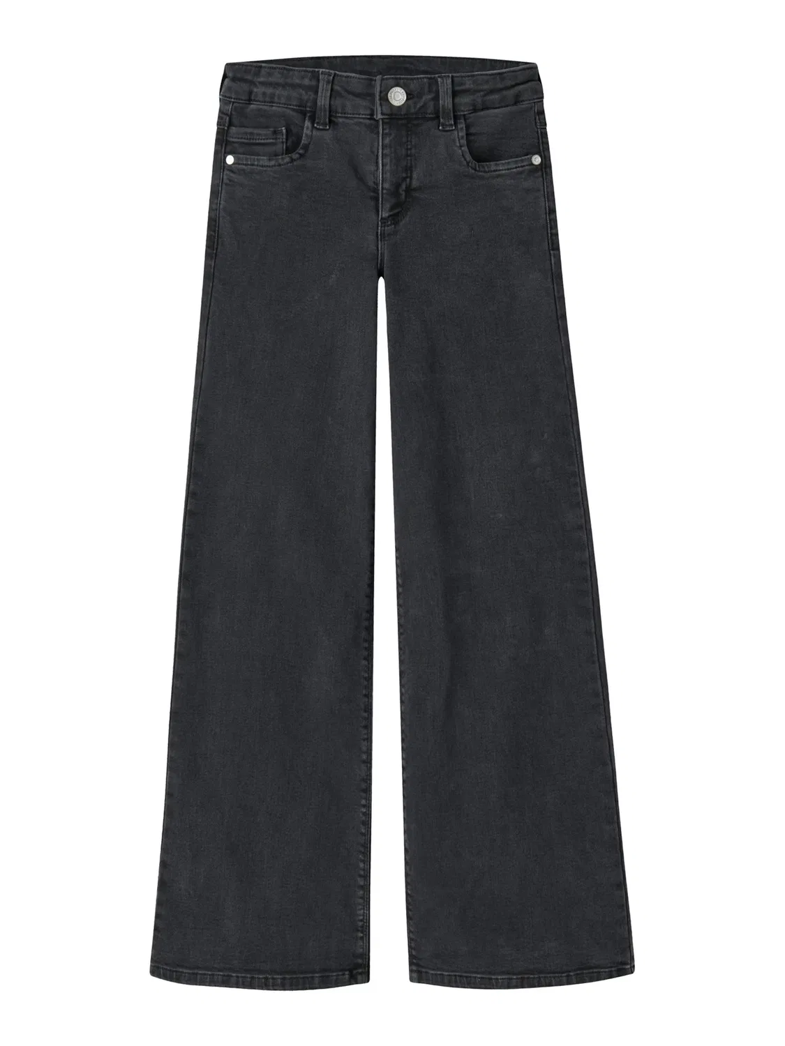 Джинсы Name It Wide leg Jeans NKFPolly из черного денима