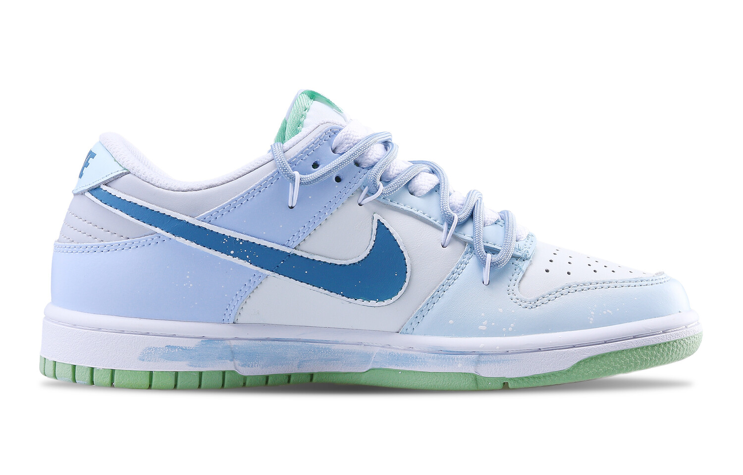 

Кроссовки Nike Dunk Skateboarding Shoes Men Low-top Blue/white/green, голубой, Синий, Кроссовки Nike Dunk Skateboarding Shoes Men Low-top Blue/white/green, голубой
