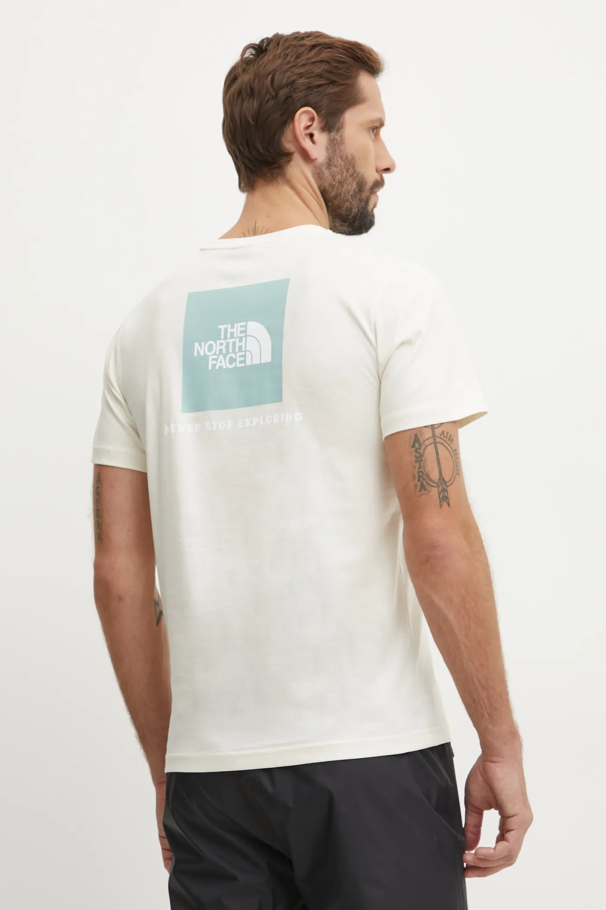 

Футболка Redbox из хлопка The North Face, бежевый
