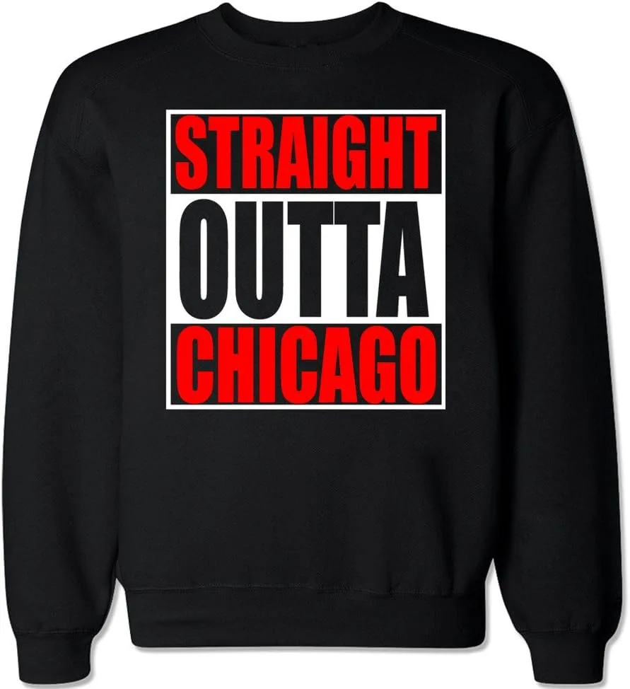 

FTD Apparel мужской свитер с круглым вырезом Straight Outta Chicago