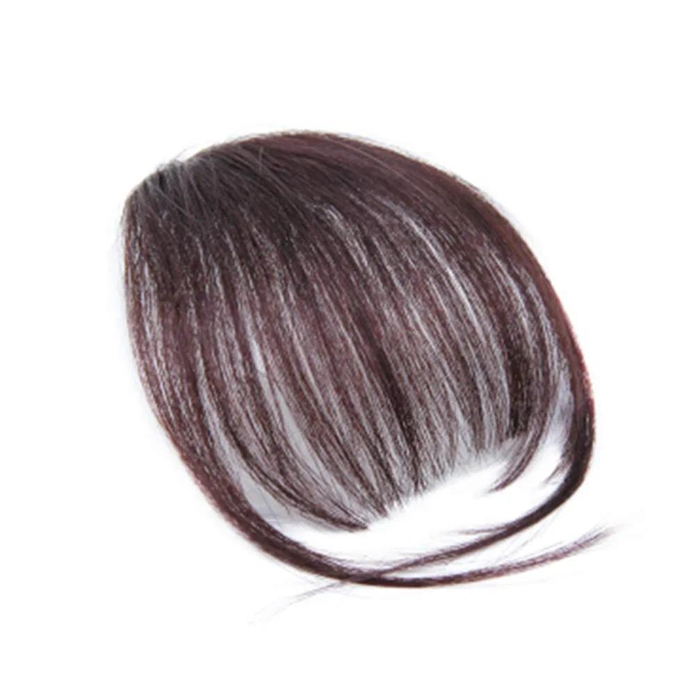 Накладная челка EXCEART с заколкой, темно-коричневая Exceart, Dark Brown