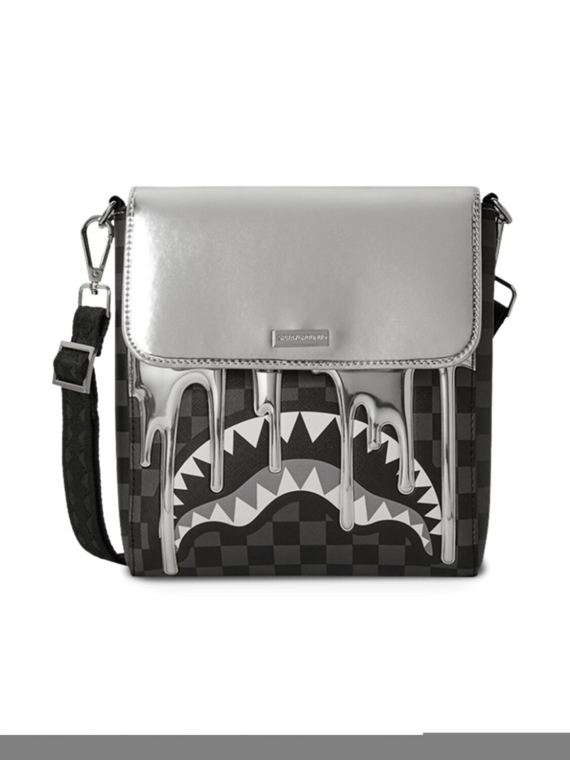 

Sprayground kid сумка-мессенджер Metallic Drips, черный