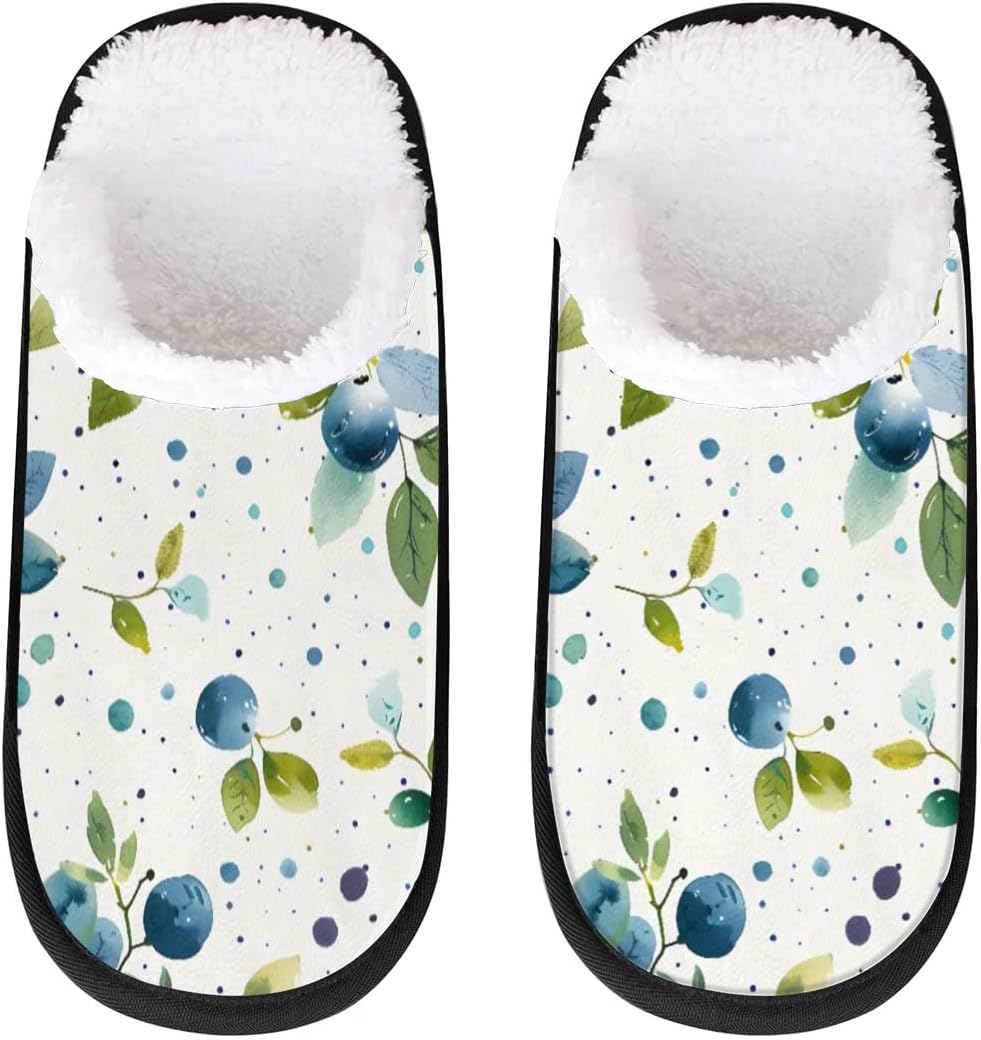 

Тапочки Gublec для женщин и мужчин, уютные с нескользящей подошвой, для дома, теплые плюшевые тапочки для дома, спальни и путешествий, чернильный