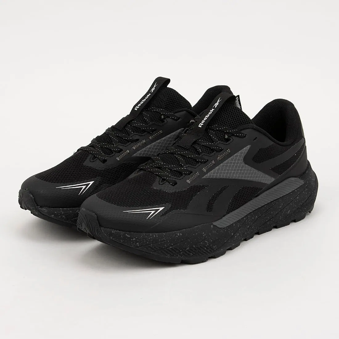 Мужские низкие кроссовки Reebok Base Trail, Black Grey 5 Grey 1 — фото 3