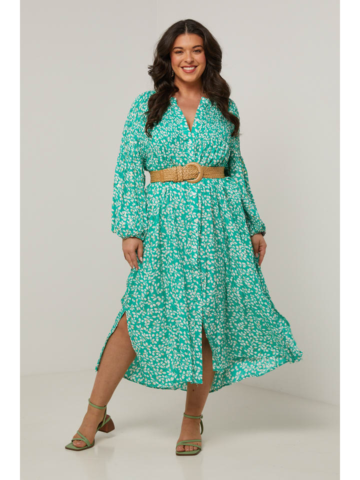 

Длинное платье Curvy Lady, бирюзовый
