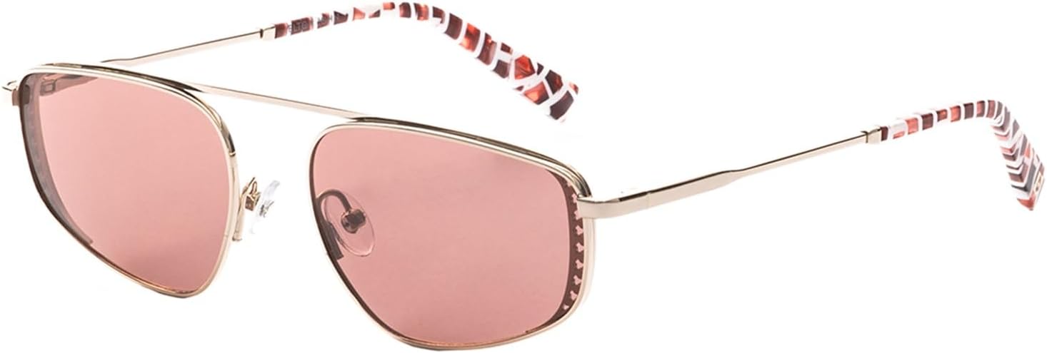 

Очки Elton John Eyewear с тонированными линзами для мужчин и женщин, модные тонированные линзы - очки с антибликовым покрытием и 100% защитой от УФ-излучения, Gold Red Blue Pink Mosaic Pattern