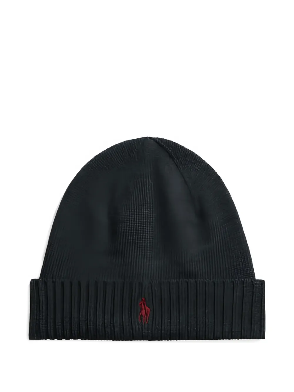 

Вязаная вышитая шапка Polo Ralph Lauren, серый