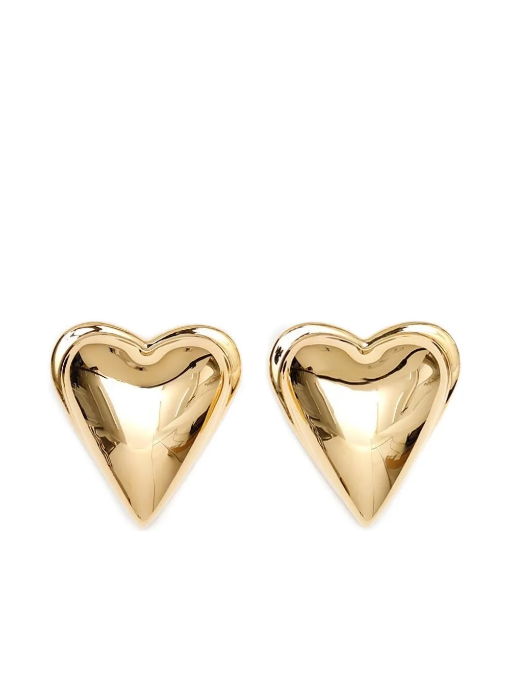 

Серьги в форме сердца Alaïa, золотой