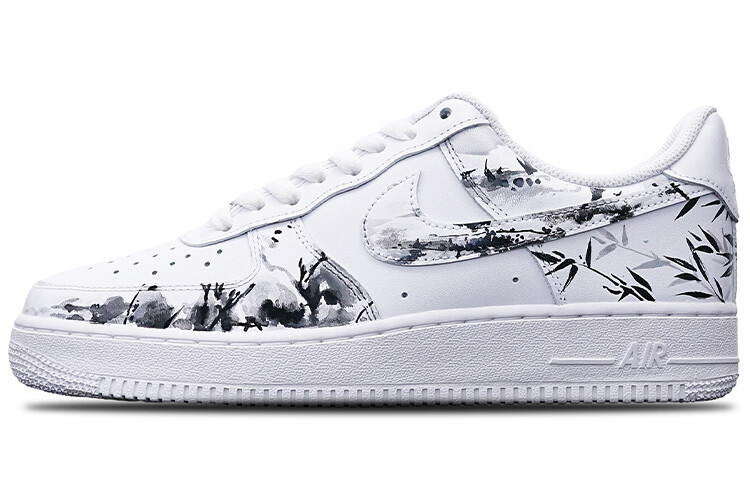 

Кроссовки для скейтбординга Air Force 1 женские с низким верхом, черные/белые/красные Nike, Черный, Кроссовки для скейтбординга Air Force 1 женские с низким верхом, черные/белые/красные Nike