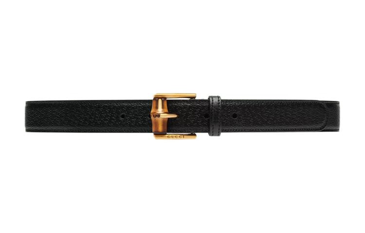 

Ремень женский Gucci Leather, черный / золотой