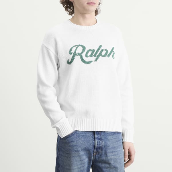 Оригинальный вязаный джемпер Ralph Polo Ralph Lauren, deckwash белый combo — фото 2