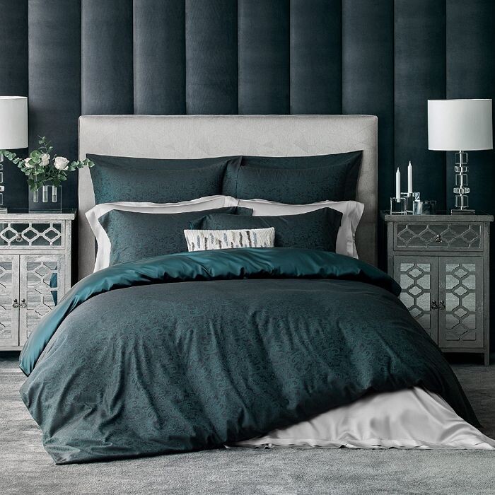 

Togas House of Textiles Gauthier Silk King Пододеяльник, зеленый