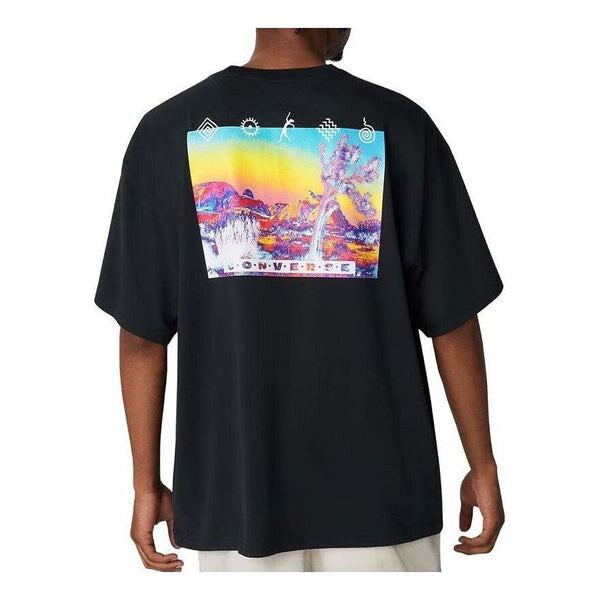 

Футболка inverted desert graphic t-shirt 'black' Converse, черный