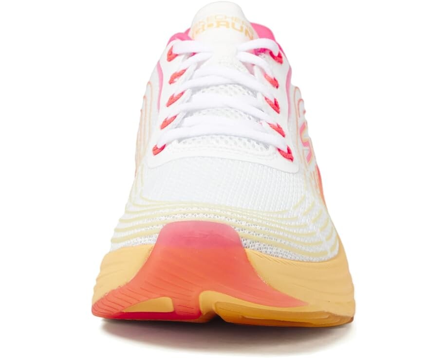 Кроссовки SKECHERS Max Cushioning Elite 2.0 Speed Play, цвет White/Pink — фото 3