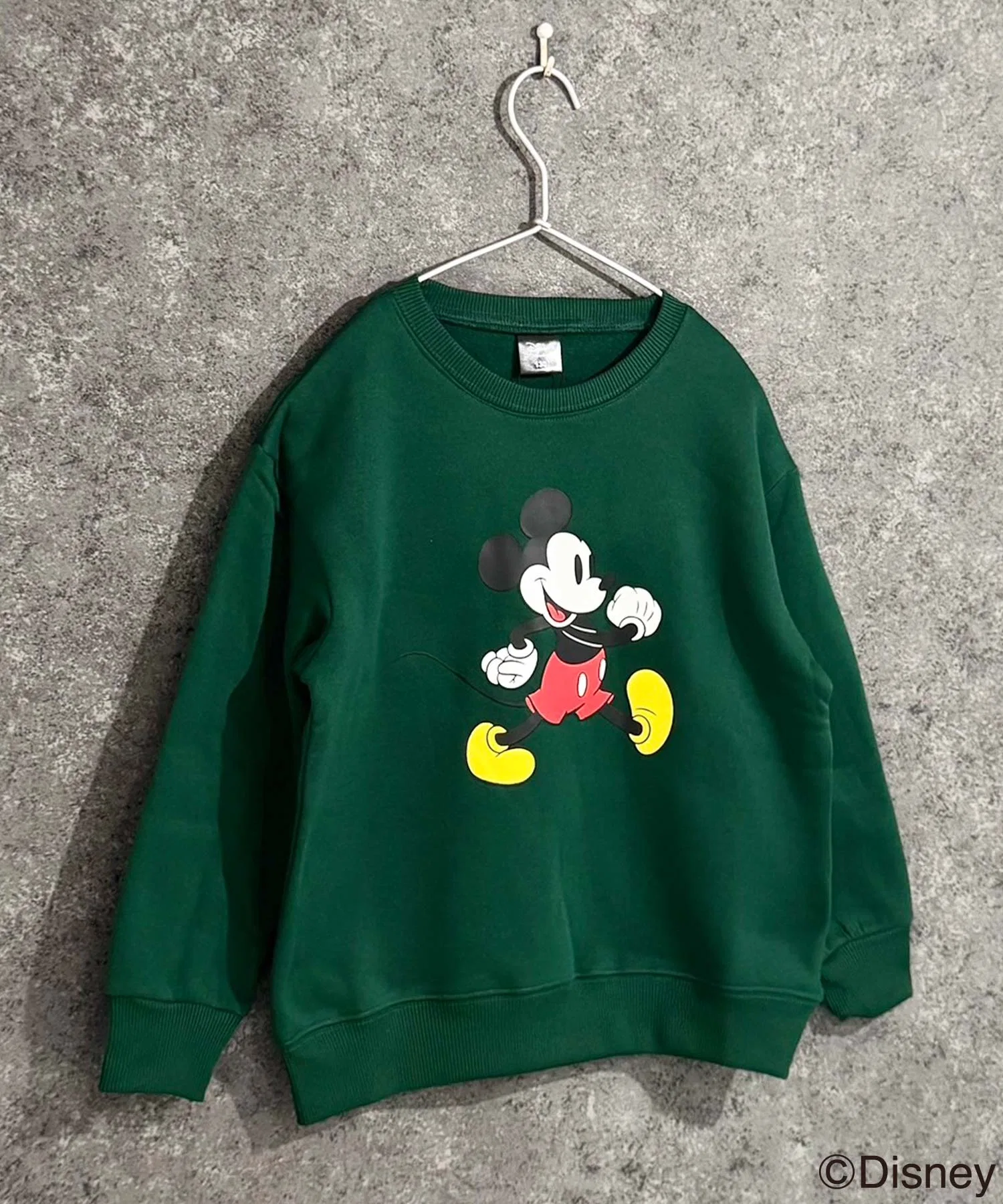 【Disney】MICKEY Толстовка оверсайз с флисовой подкладкой в виде Микки Мауса