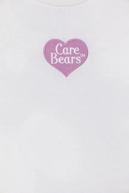 Футболка с коротким рукавом Care Bears United Colors of Benetton, белый — фото 3