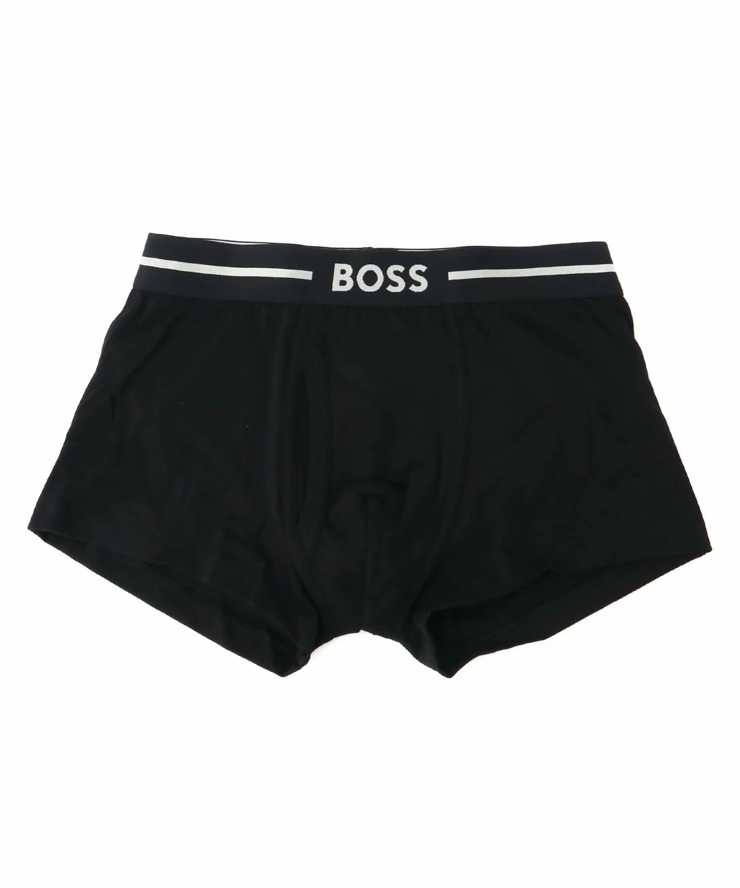 Боксеры из эластичного хлопка с открытой передней частью Boss, black