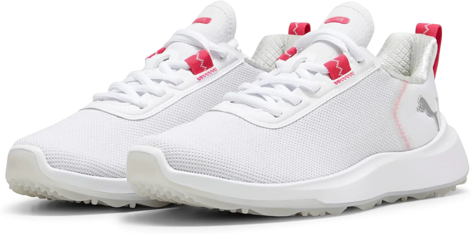 Детские гольф-кроссовки Puma Fusion Crush Sport, белый/розовый — фото 3