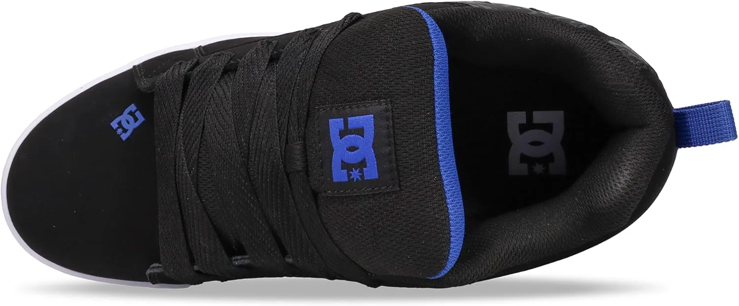 Мужские кеды DC Mens Court Graffik Casual с низким верхом для скейтборда DC Shoes — фото 4