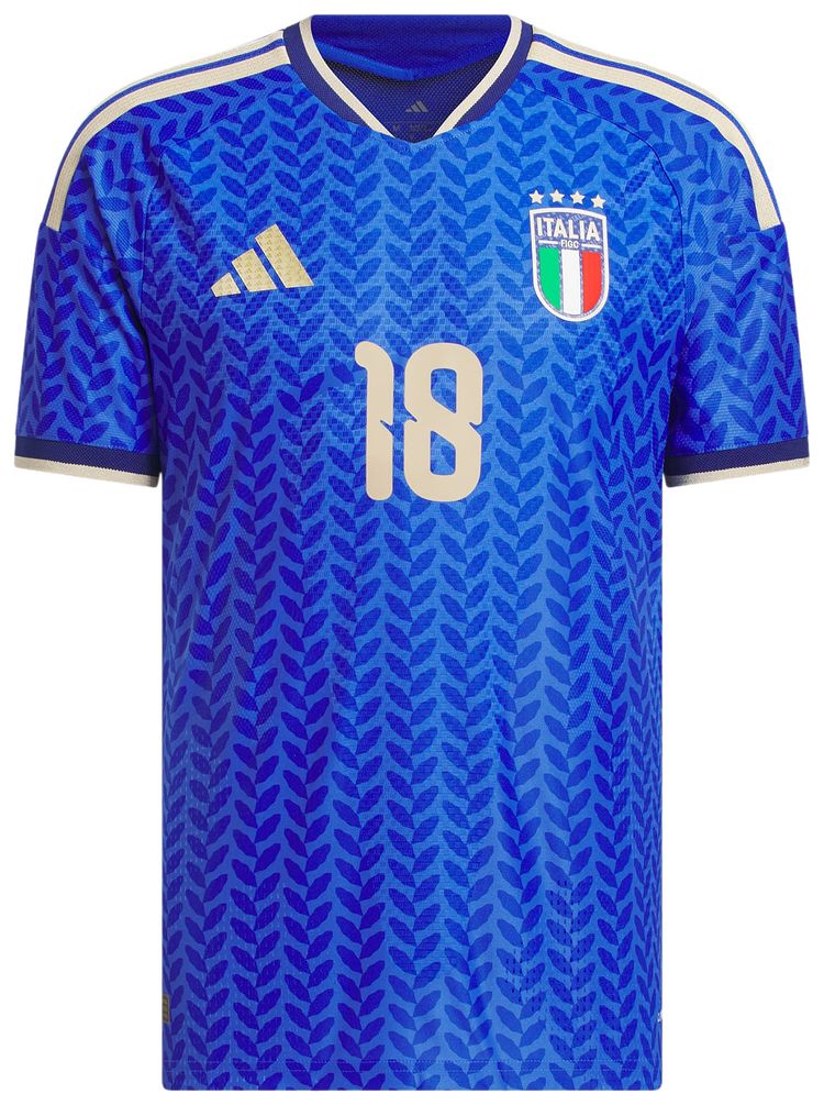 

Домашняя футболка Adidas Italy 26 Barella Authentic, синий