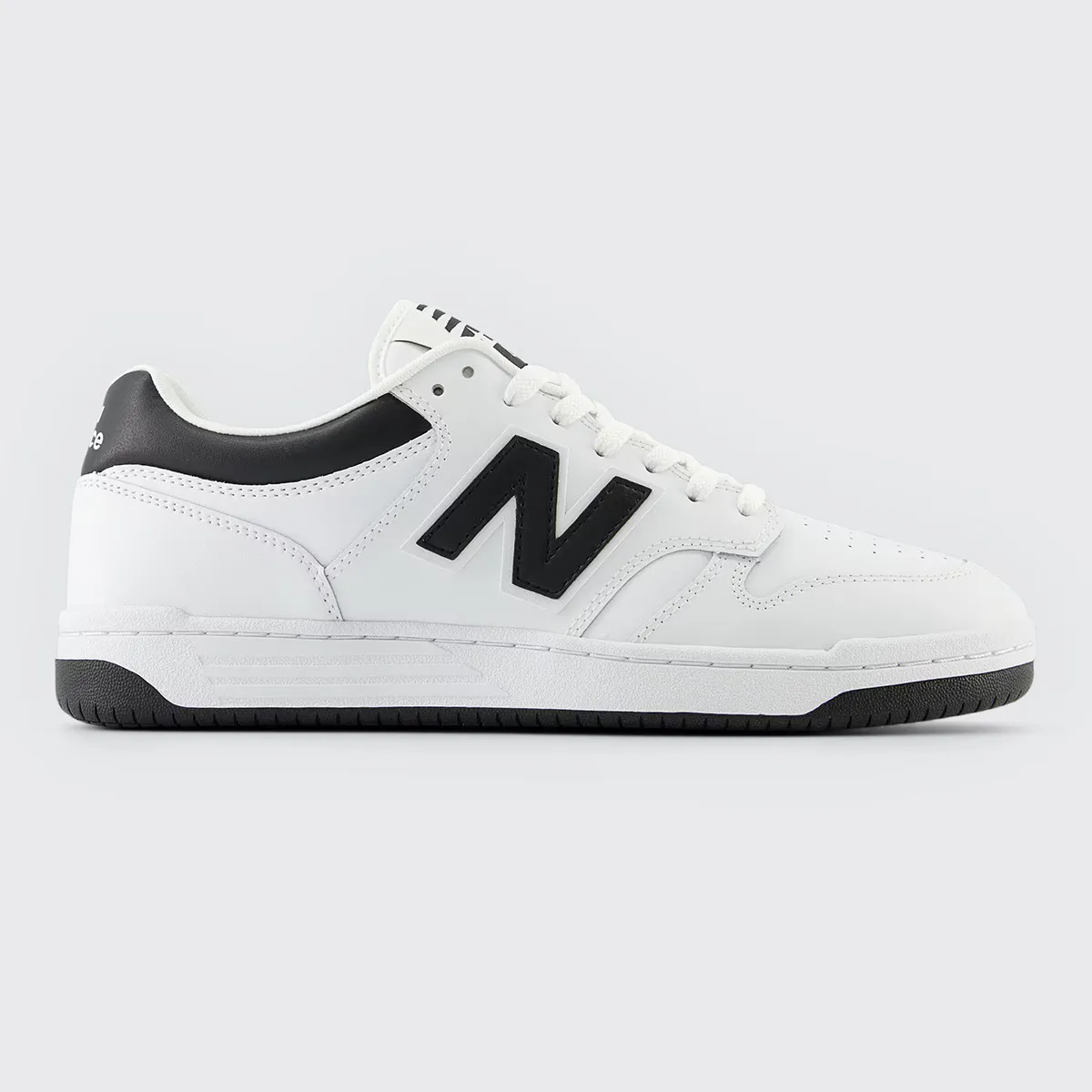 

New Balance BB480LBK Мужские повседневные кроссовки, белый/черный