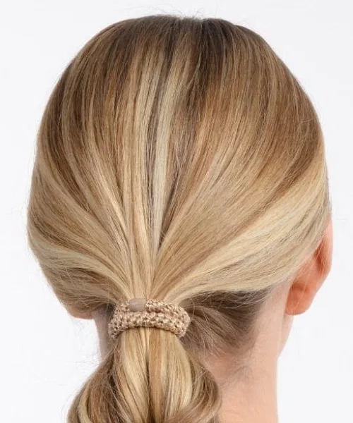 Резинка для волос France Luxe Ponytail Tube, 15 шт, серебристый — фото 3
