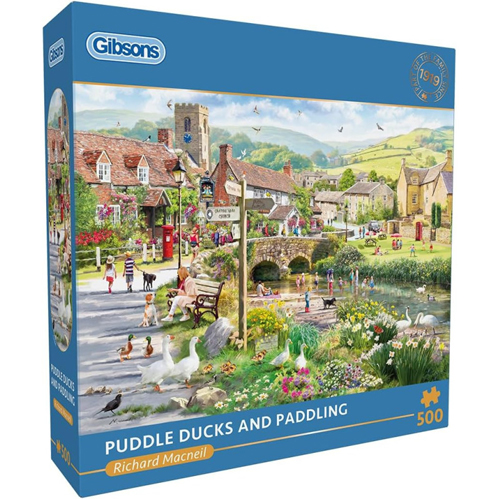 

Пазлы Gibsons – Puddle Ducks & Paddling – 500 Piece Jigsaw Puzzle