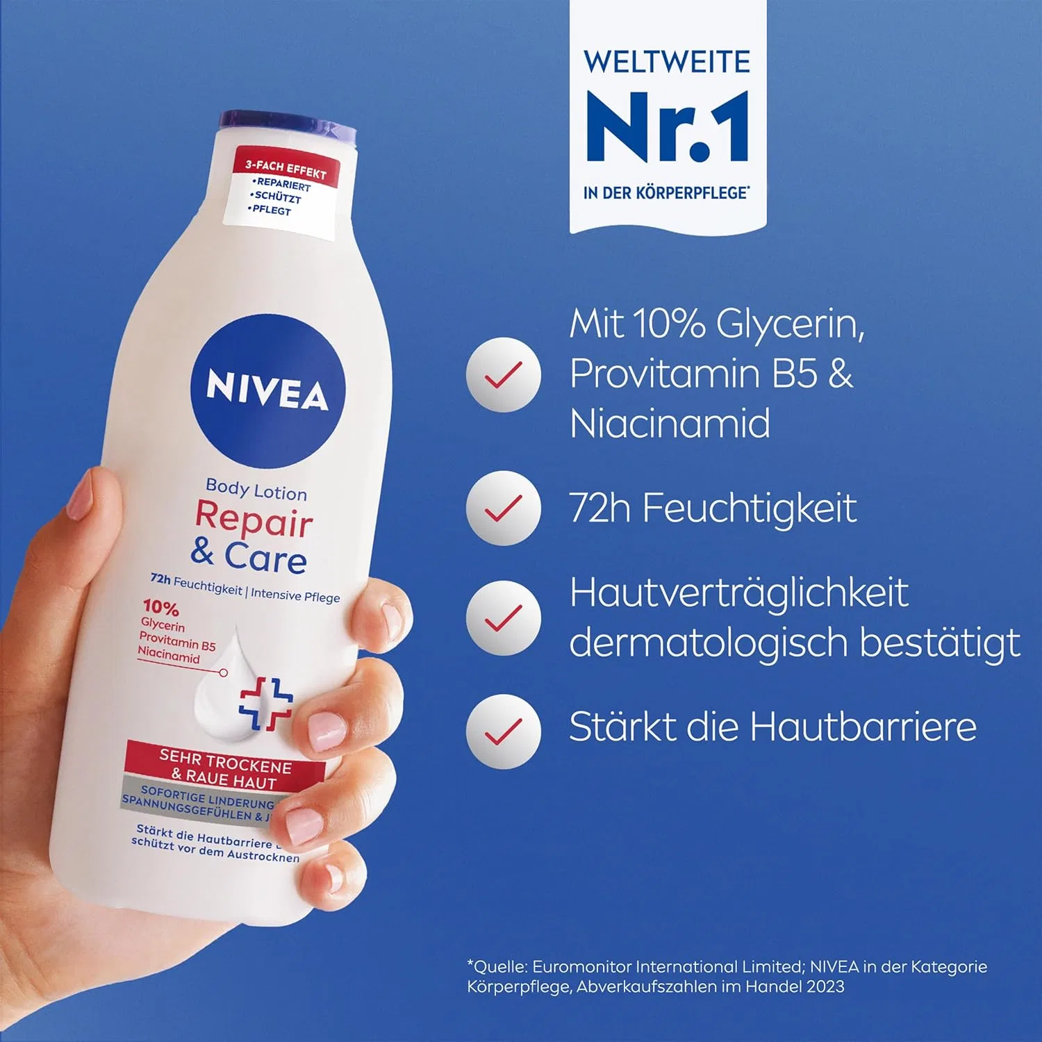 Лосьон для тела NIVEA Repair & Care для очень сухой кожи Nivea — фото 2