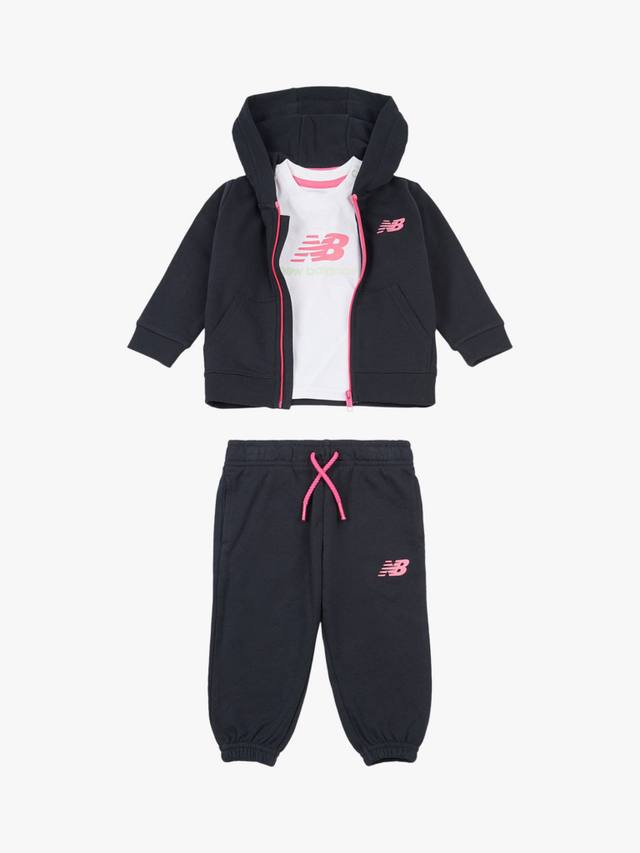 

Детская хлопковая худи с логотипом New Balance, T-Shirt & Shorts Set, Nb Caviar