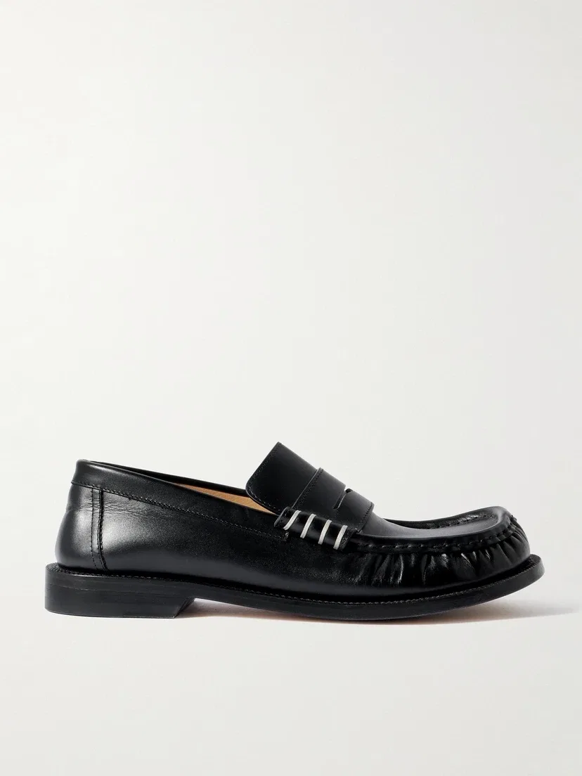 Кожаные лоферы JW ANDERSON, черный