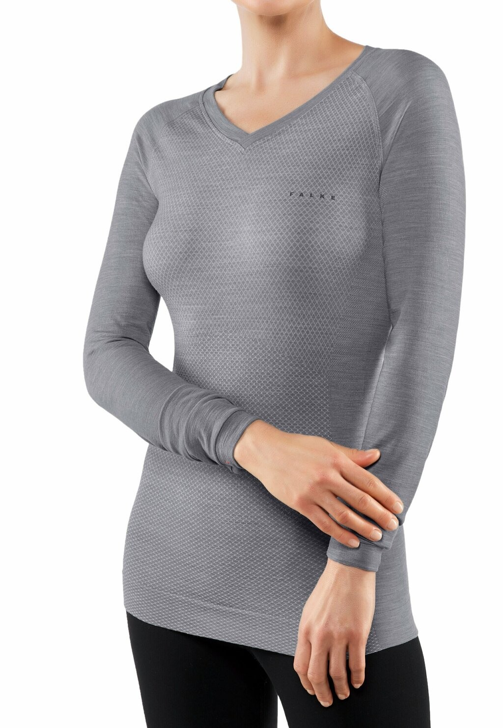 

Майка/рубашка LIGHT FOR WARM TO COLD CONDITIONS FALKE, цвет grey heather