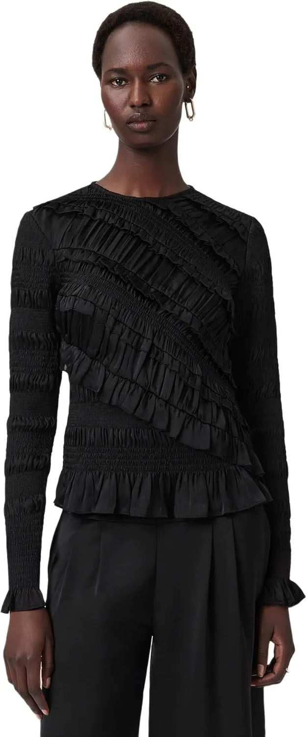 

AllSaints Женская Футболка Nyla с Длинным Рукавом