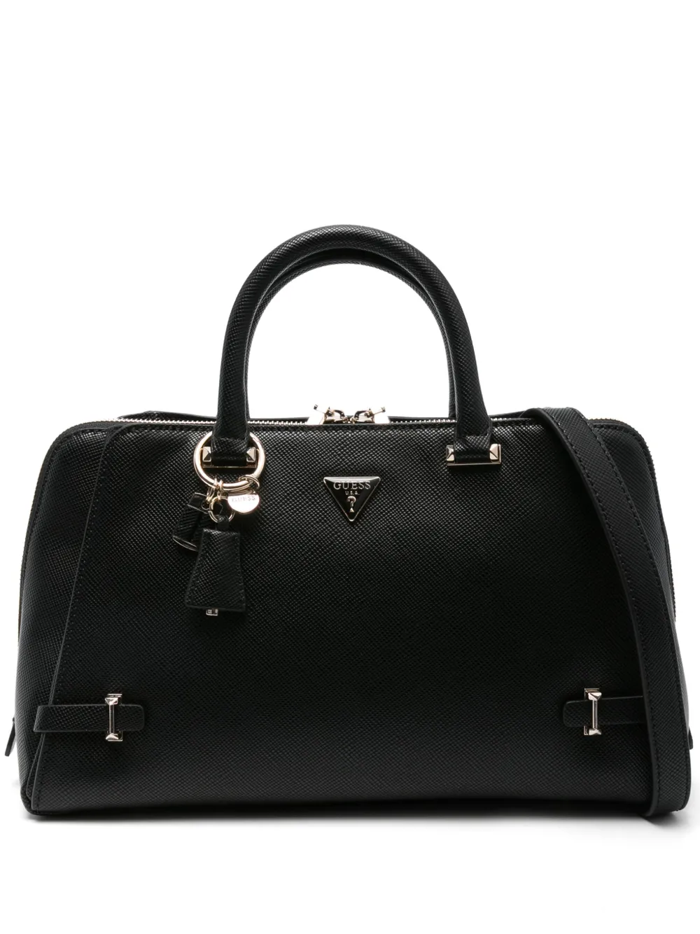 

Сумка-тоут Rosalba из сафьяновой кожи GUESS USA, черный