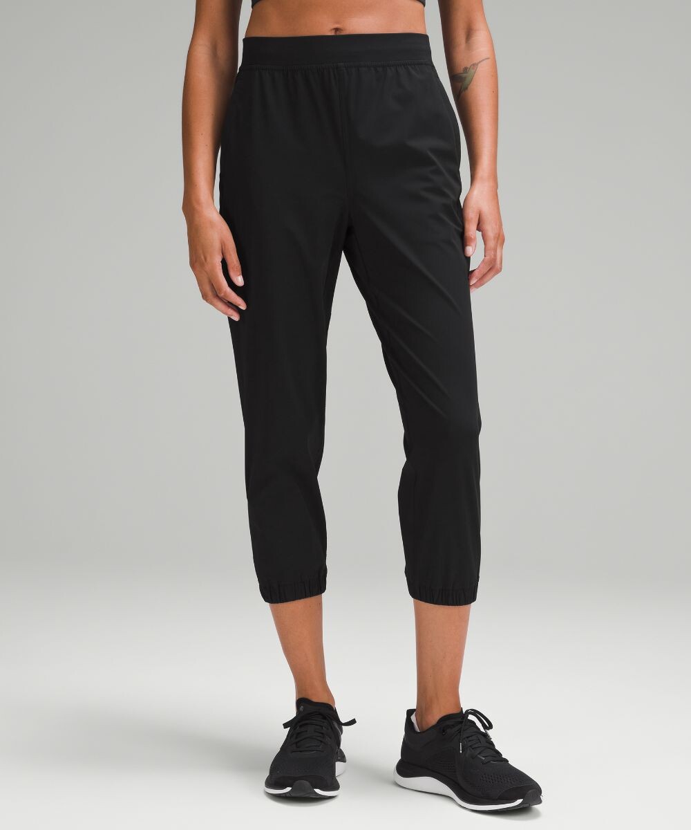

Укороченные джоггеры Adapted State с высотной посадкой Lululemon, черный