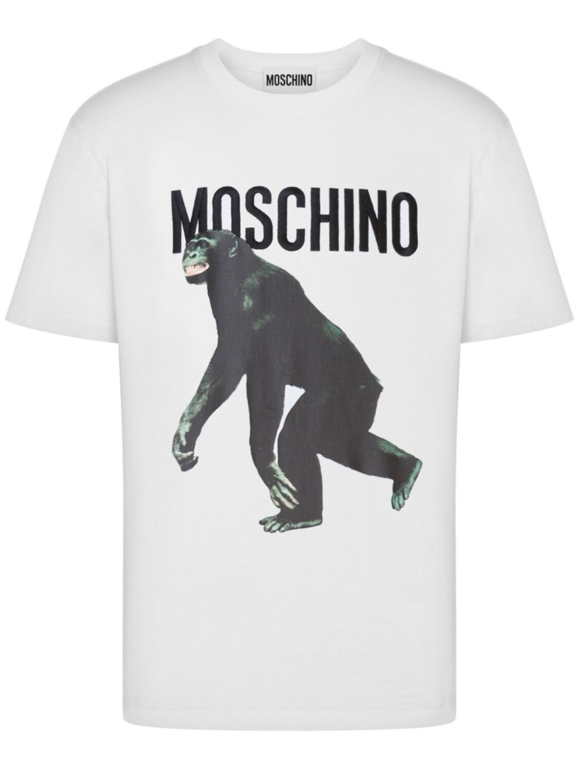 

Moschino футболка с логотипом, белый