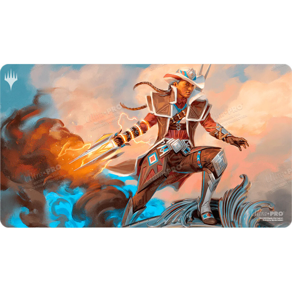 

Карточная игра Ultra Pro MtG Playmat: Outlaws of Thunder Junction - Annie Flash, the Veteran (Game On! Sale)