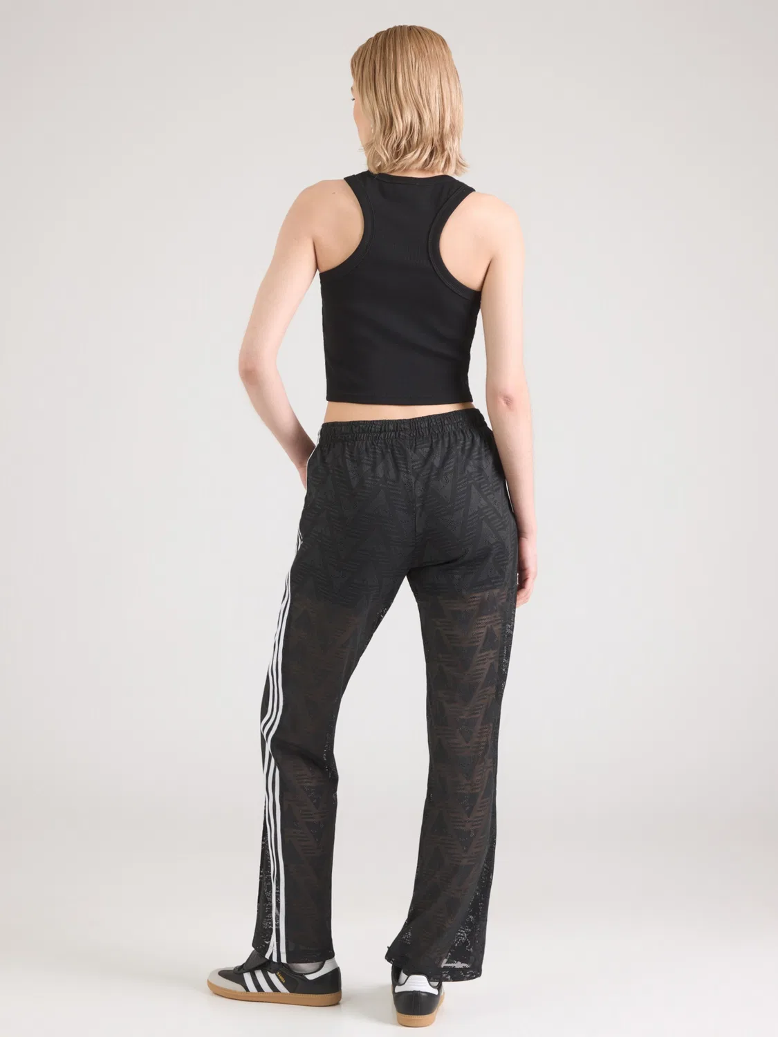 Брюки Adidas Originals Regular Pants Firebird Classics черного цвета — фото 3