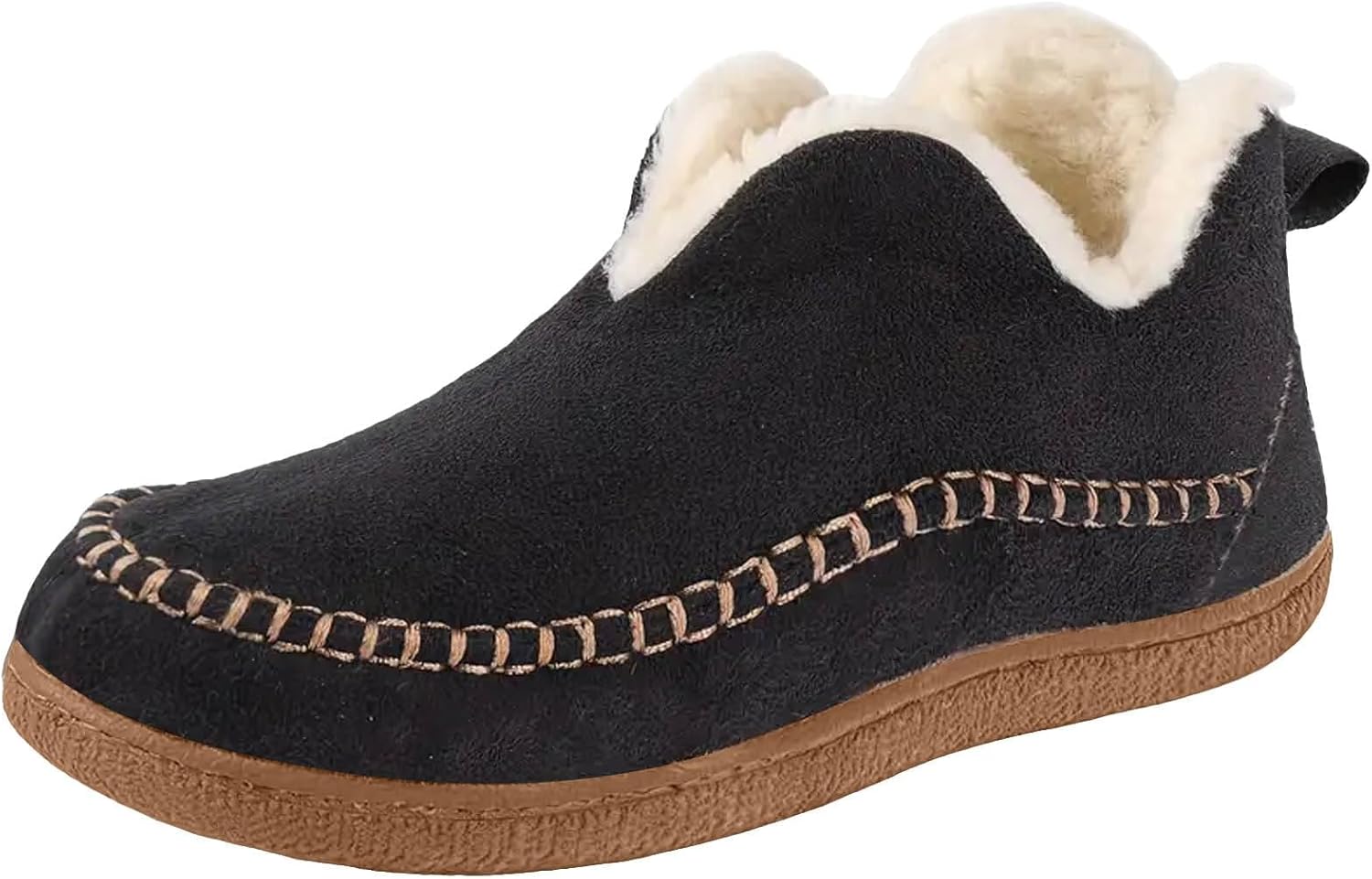 

Женские зимние снежные ботинки, модные ботильоны с искусственным мехом, короткие ботинки на молнии, легкие противоскользящие пушистые ботинки, теплые и удобные тапочки, водонепроницаемая обувь для дома и улицы Rianclud, черный