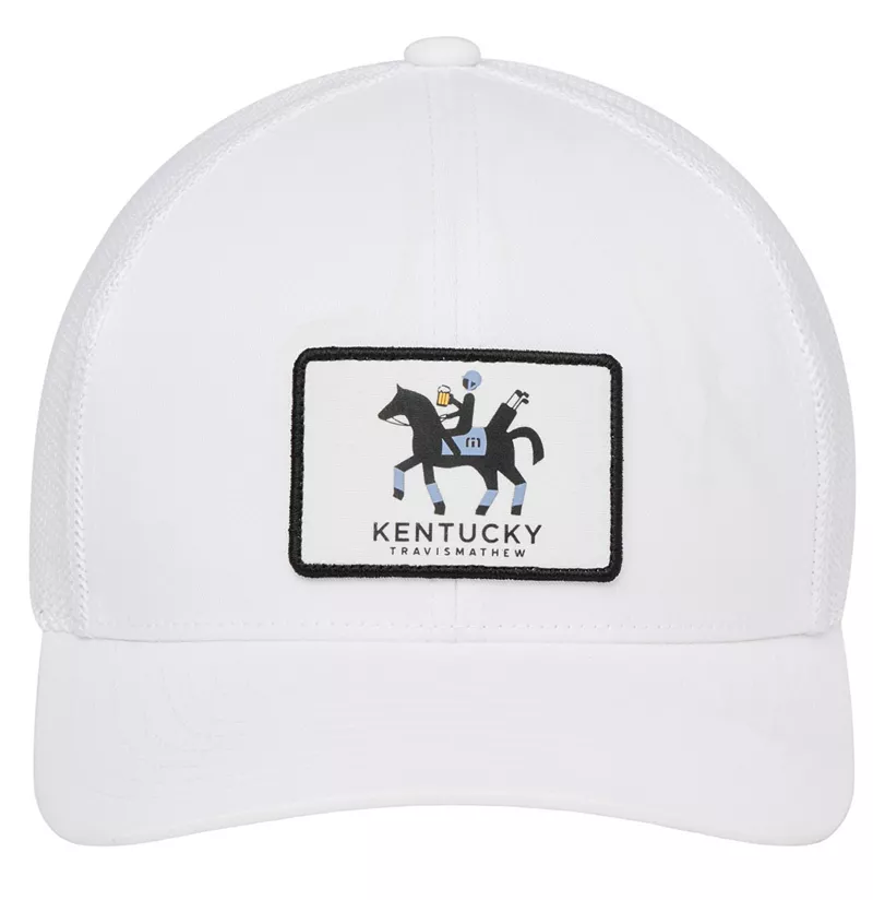 

Мужская кепка для гольфа TravisMathew Take Off KY State, белый