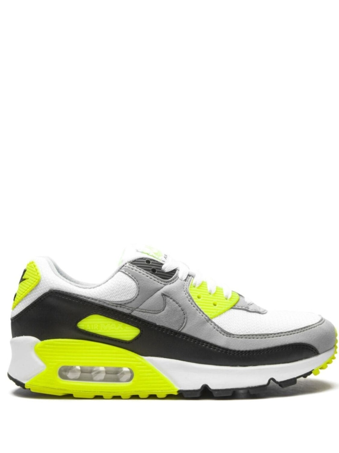 

Кроссовки Nike Air Max 90, серый/черный/желтый, Черный;серый, Кроссовки Nike Air Max 90, серый/черный/желтый