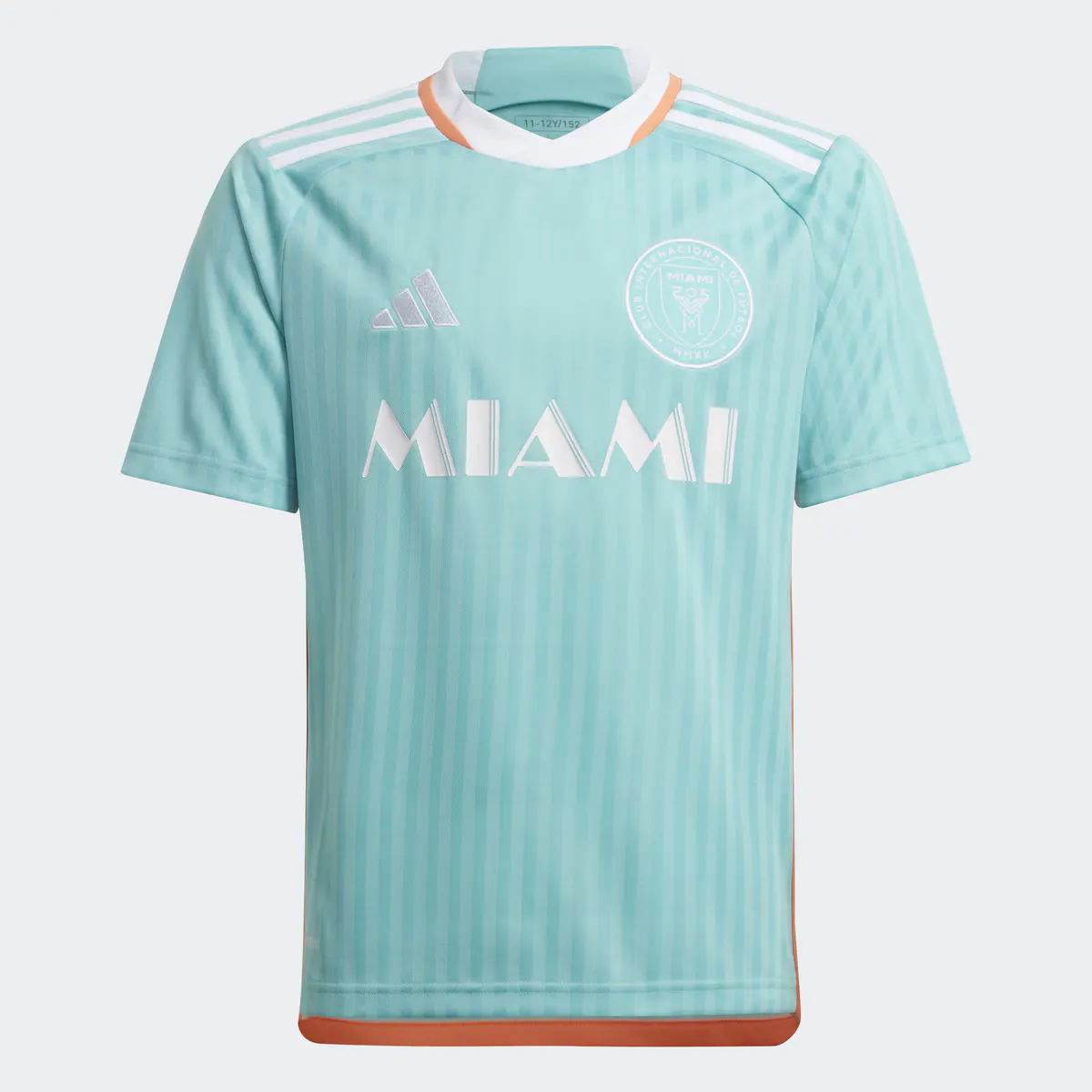 

Детский 3-й комплект Интер Майами CF 24 Adidas футболка, бирюзовый