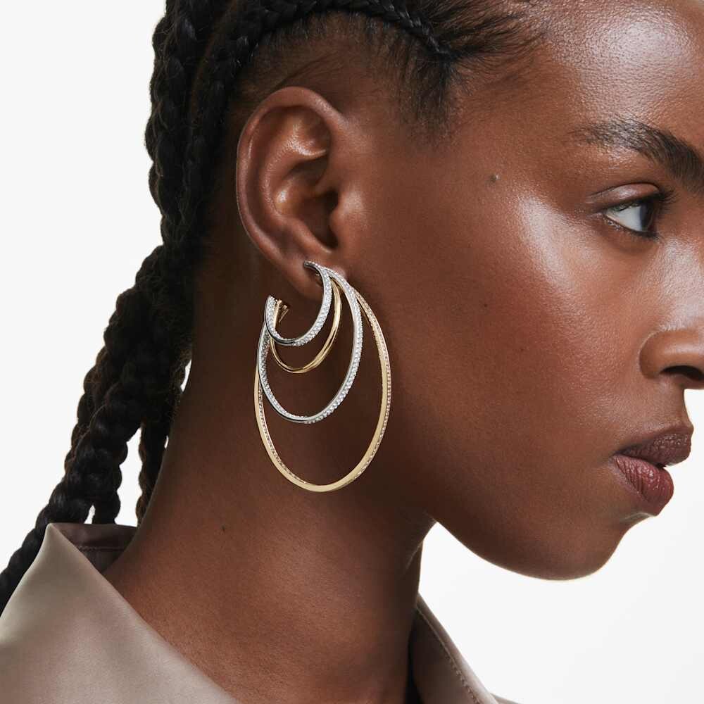 

Серьги-Кольца «Гипербола» Swarovski
