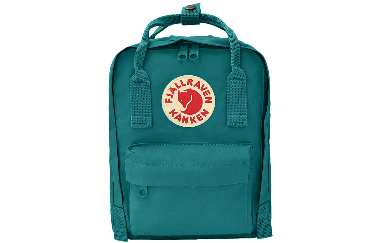 

Fjallraven Полиэстеровый Small Backpack, сумка для IPad, мини-рюкзак мужской Glacier Green