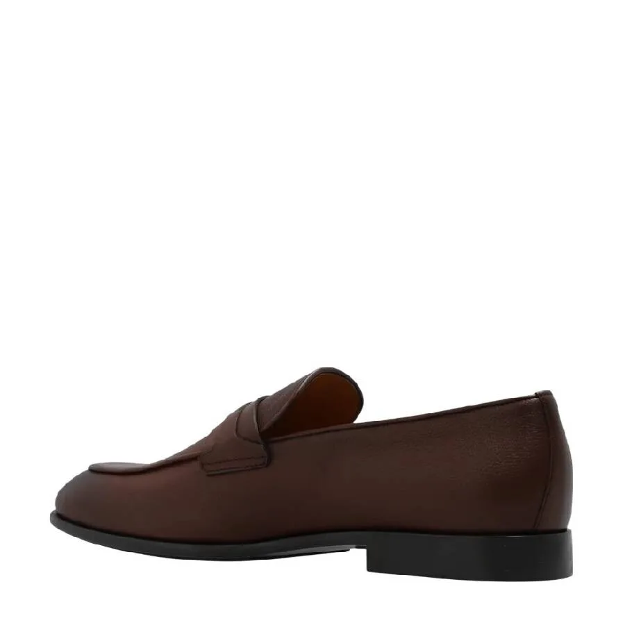Мокасины с орнаментом Gancini от Ferragamo, коричневый — фото 3