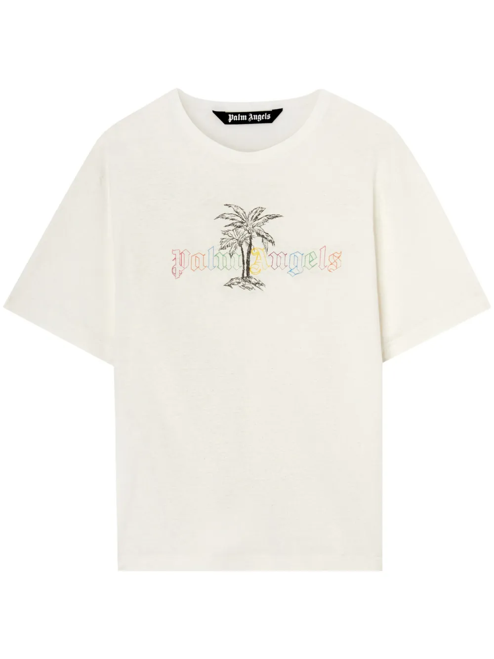 

Футболка с логотипом PALM ANGELS, белый