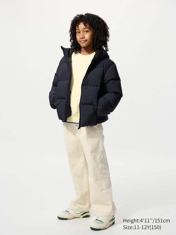 Парка с объемным пухом Uniqlo, 01 off white — фото 2